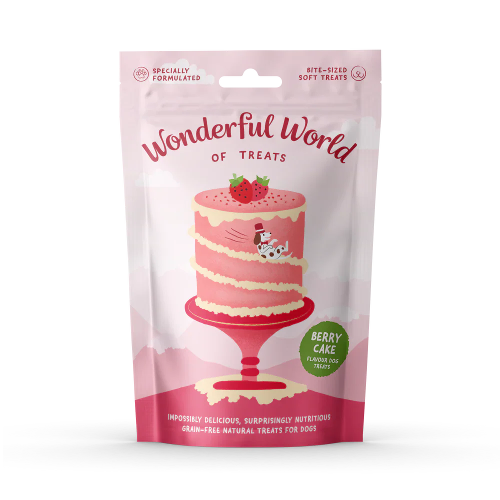 Berry Cake Dog treats - 50g