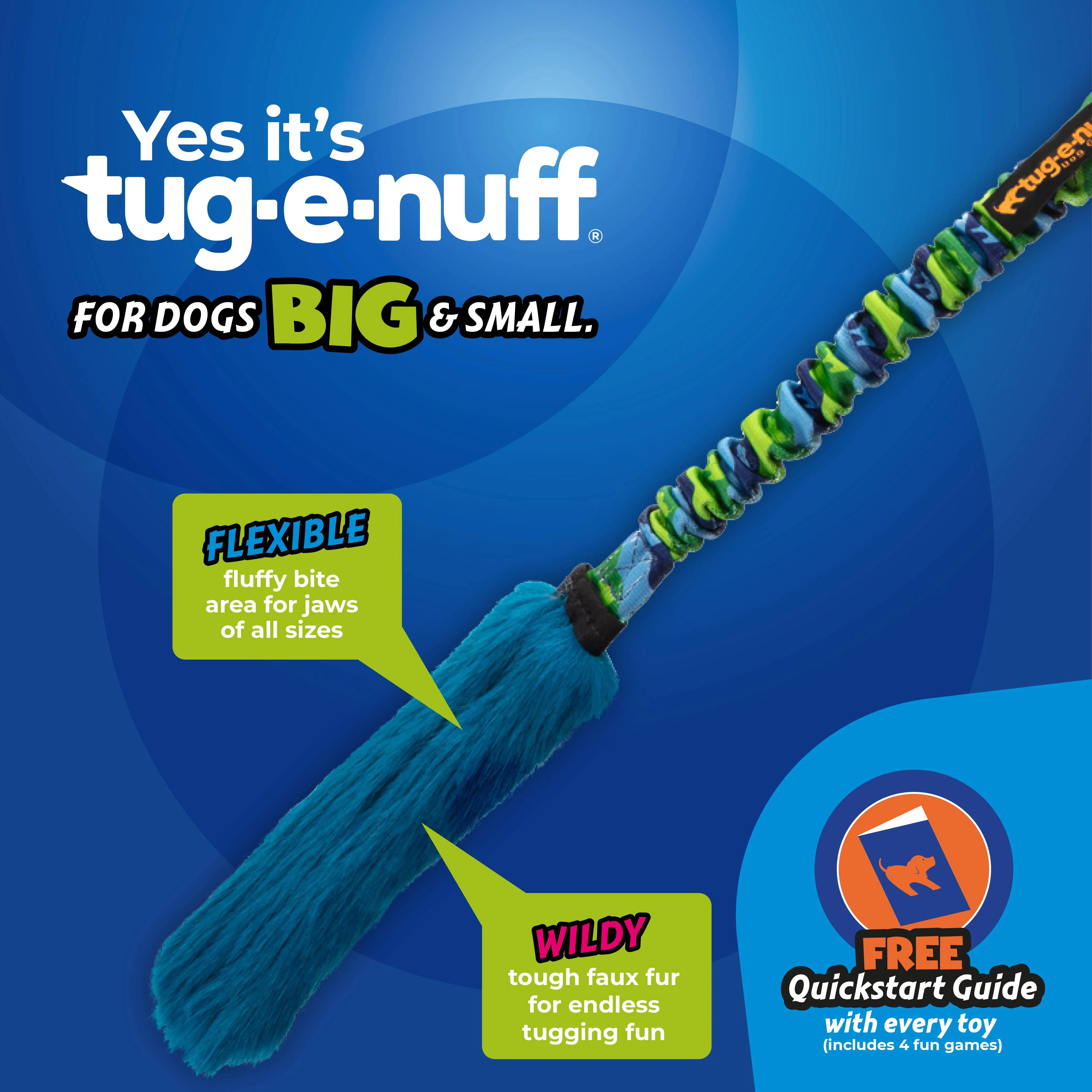 Bright Fauxtastic | Tough Dog Toy | Tug-E-Nuff - Image 7