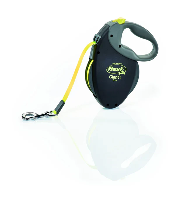 Flexi Giant Extending Dog Lead 8m Black Large