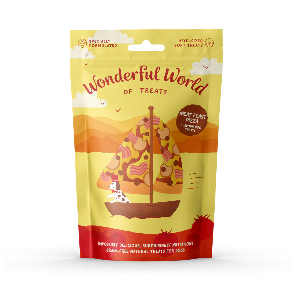 Meat Feast Pizza Dog Treats - 50g