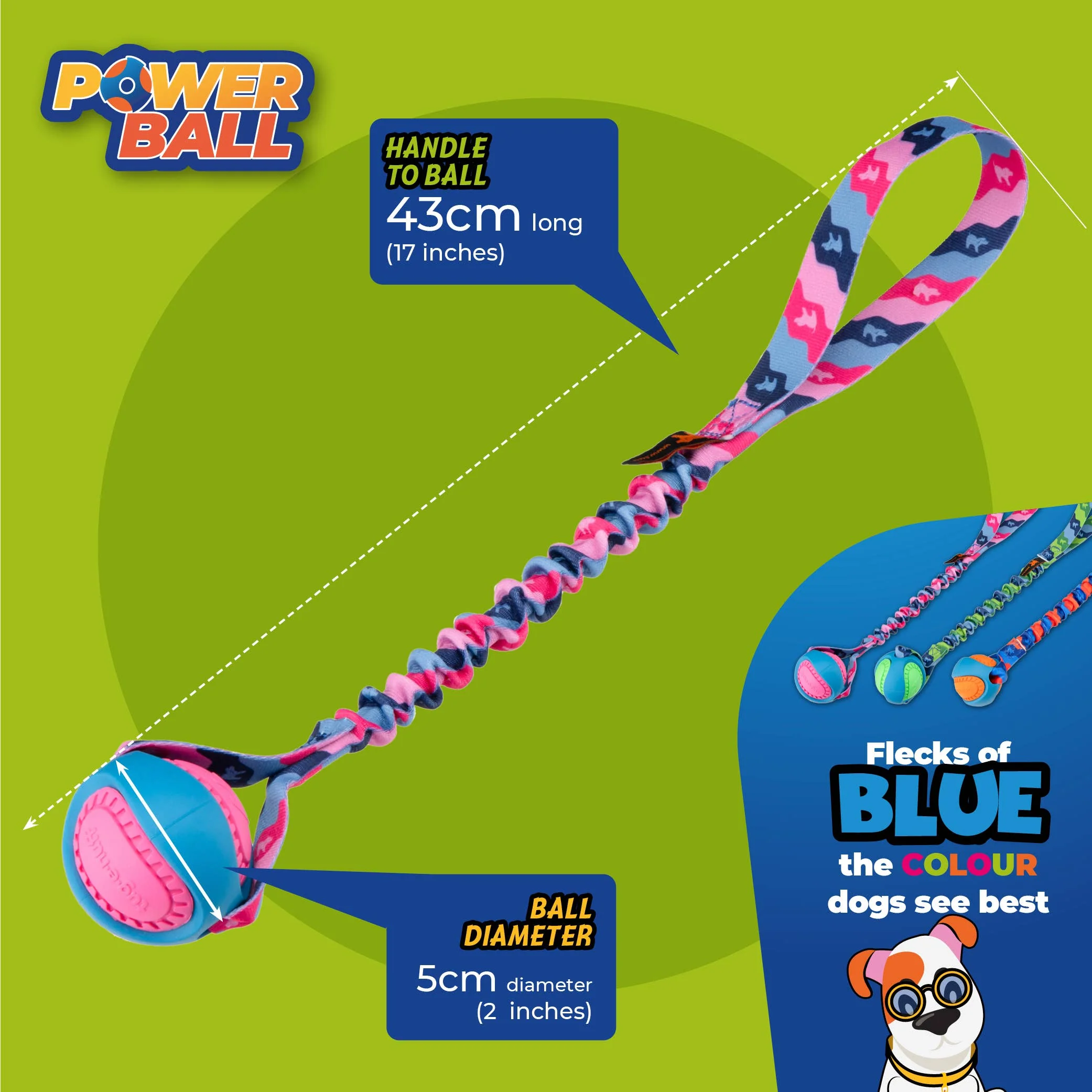 PowerBall Bungee Tug | Dog Ball Toys | Tug-E-Nuff - Image 5