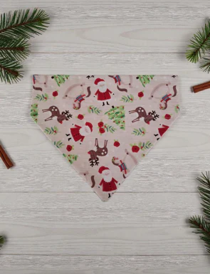 Reindeer and Holly - Bandana