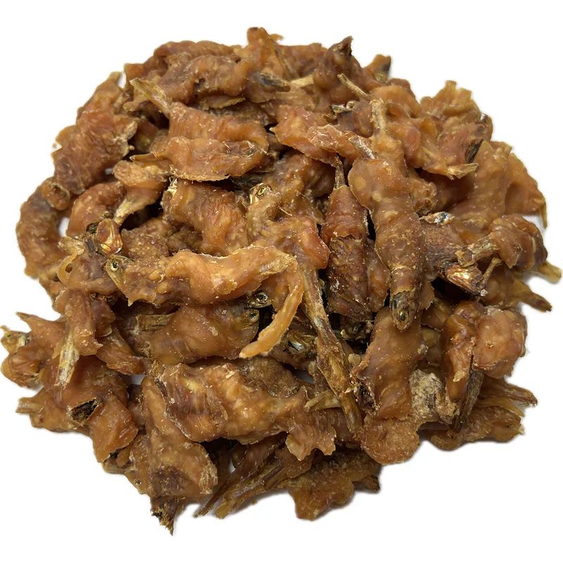 Sprats wrapped in Chicken Breast