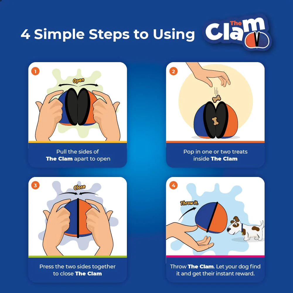The Clam - Treat dispensing training toy - Image 11